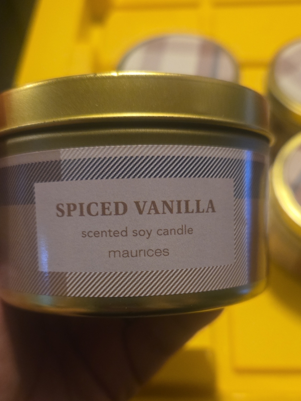 Maurices Spiced Vanilla Soy Candle - Set Of 4
